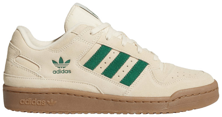 Adidas Forum Low CL Warm Vanilla Dark Green