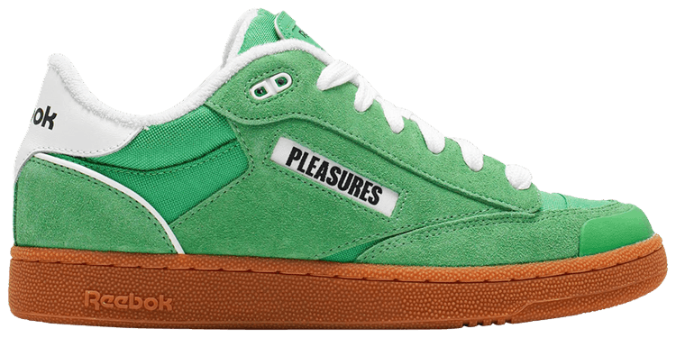 Pleasures x Reebok Club C LTD Spring Green Gum