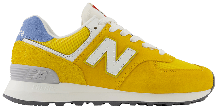 New Balance Wmns 574 Varsity Gold Blue Laguna