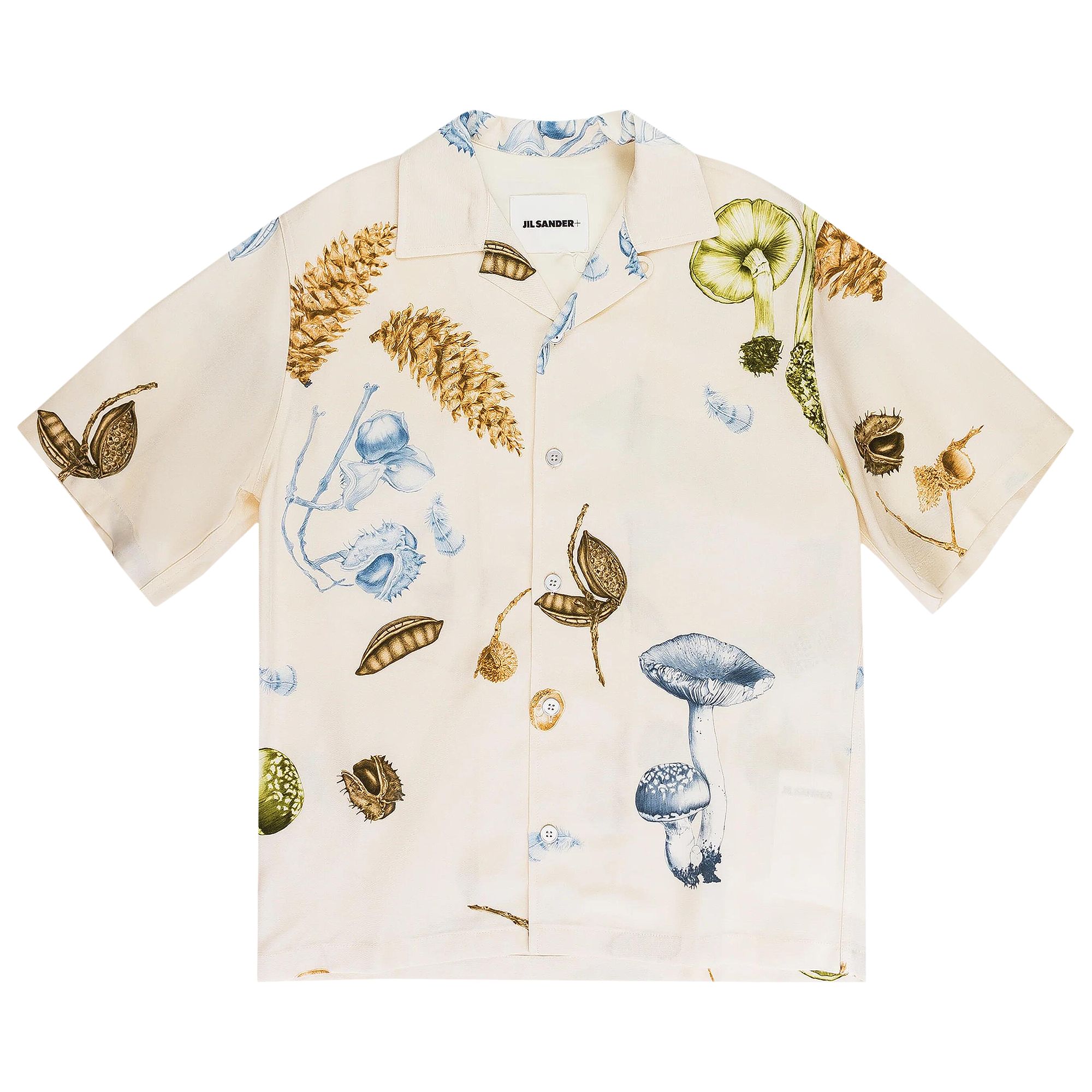 Pre-owned Jil Sander Printed Forest Shirt 'beige/multicolor' | Multi-color | Men's Size 54