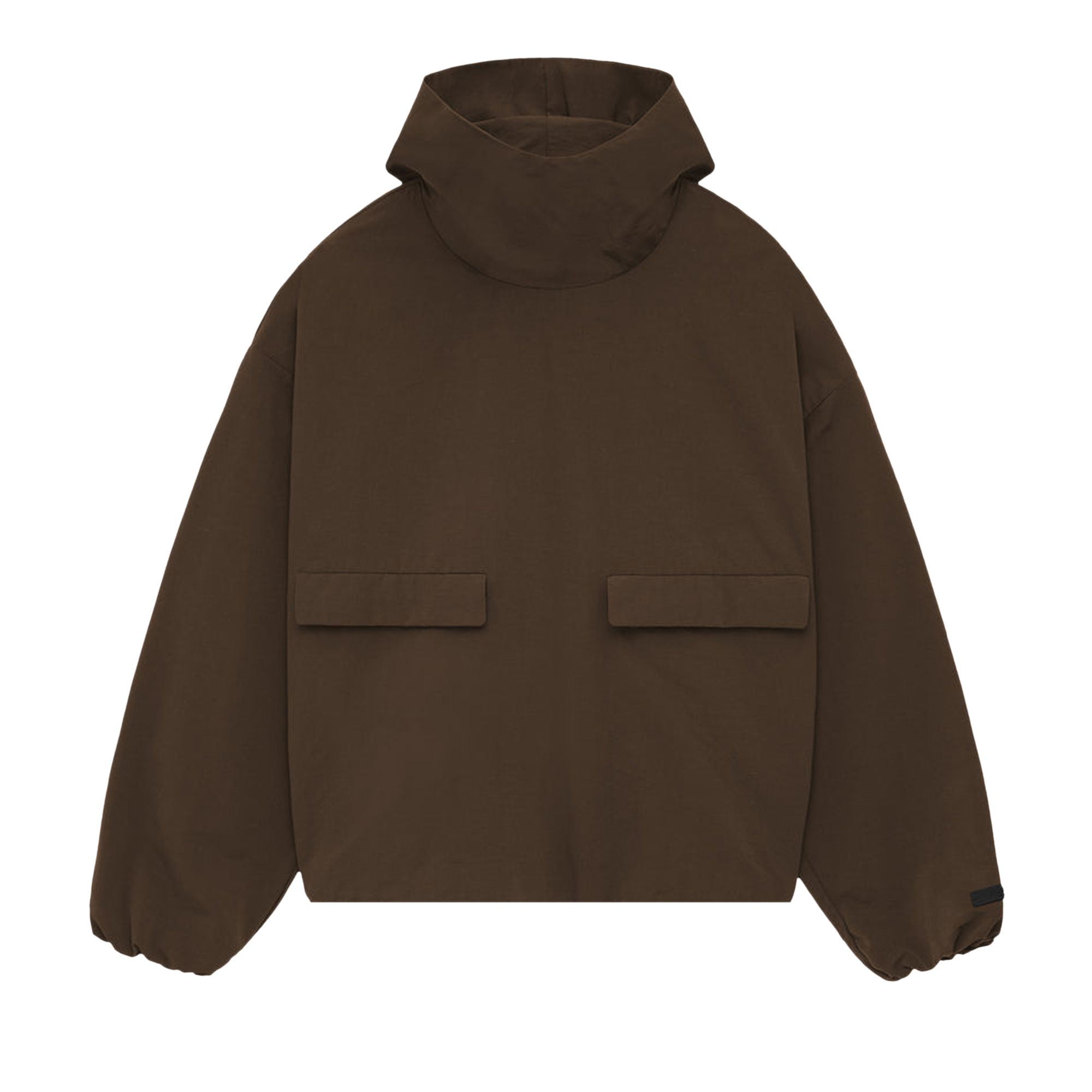 Pre-owned Essentials Fear Of God  Military Nylon Hooded Anorak 'brown' | Men's Size Xs
