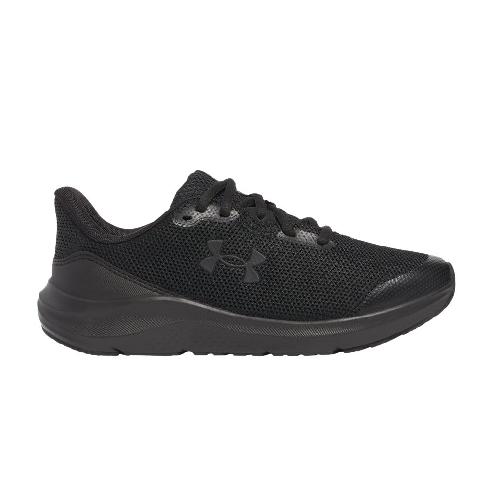Pre-owned Under Armour Charged Pursuit 4 Gs 'black' | Kid's Size 4