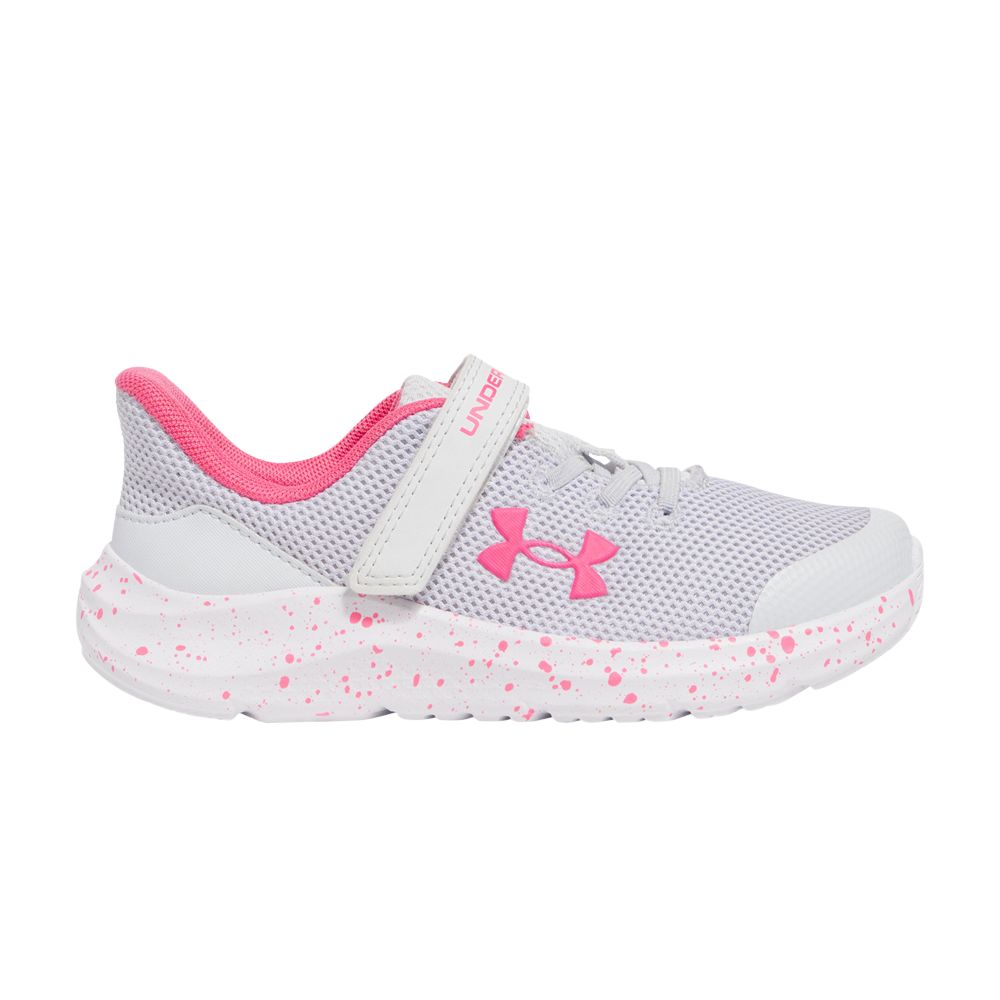 Pre-owned Under Armour Pursuit 4 Ac Ps 'distant Grey Super Pink' | Kid's Size 1 In Gray