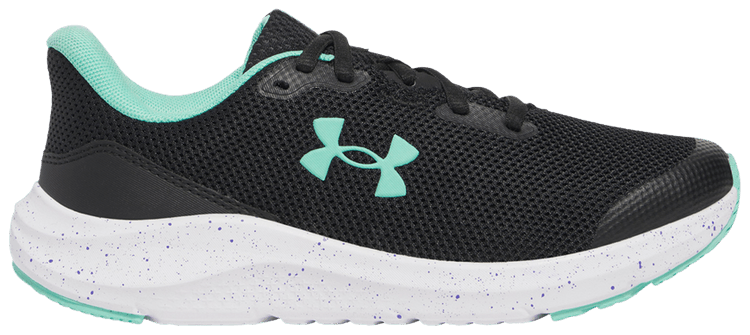 Under Armour Charged Pursuit 4 GS Black Comet Green