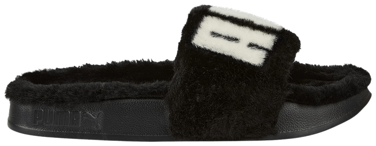 Puma Wmns Leadcat 20 Fuzz Slide Black White