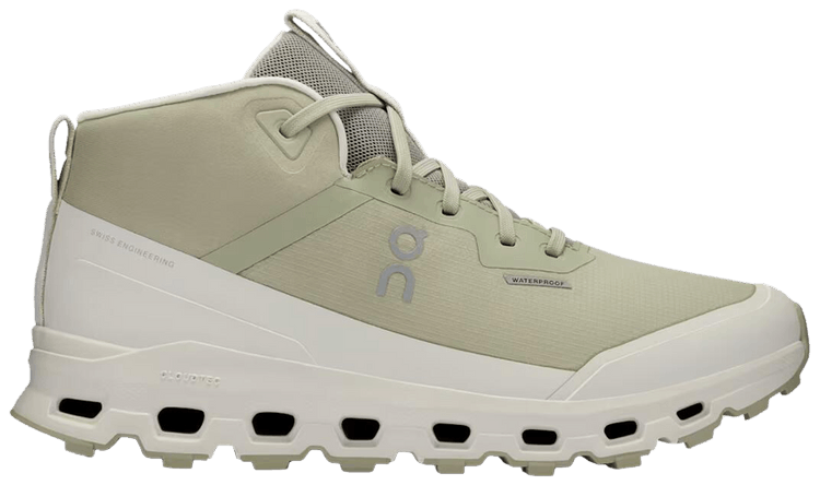 ON Wmns Cloudroam Waterproof Chalk Ice