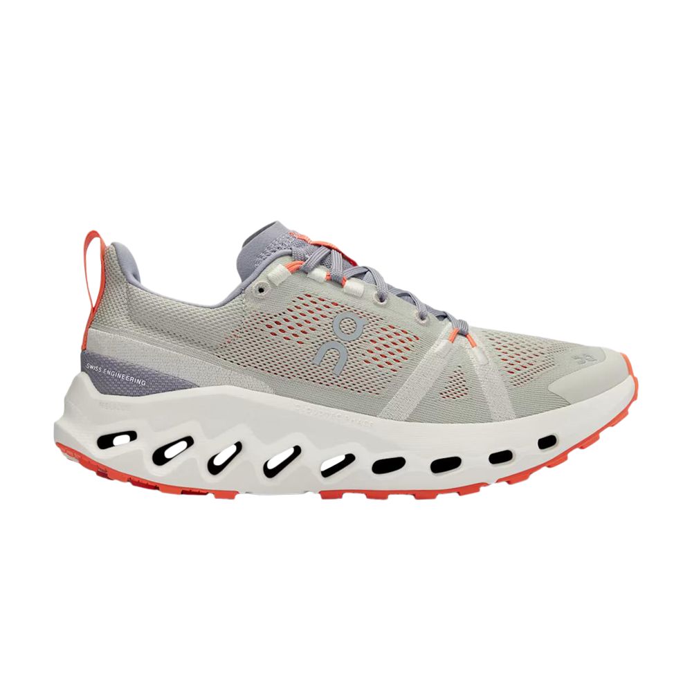 Pre-owned On Wmns Cloudsurfer Trail 'fossil Ivory' | Grey | Women's Size 6.5 In Gray