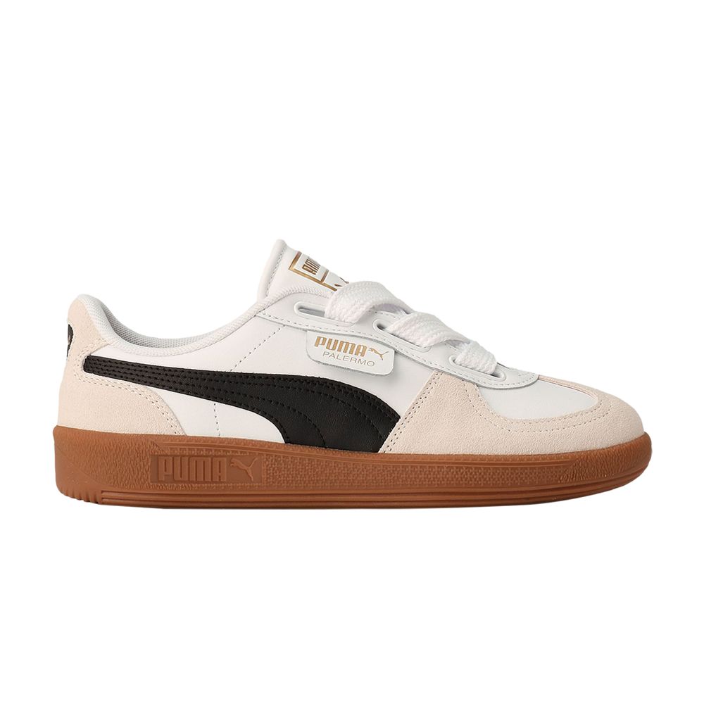 Puma Wmns Palermo Wide Lace SD 'White Black Gum' | Women's Size 11 - 402109-01