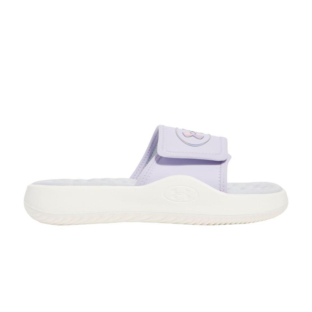 Pre-owned Under Armour Ignite Pro 8 Slide Gs 'salt Purple Iridescent' | Kid's Size 5