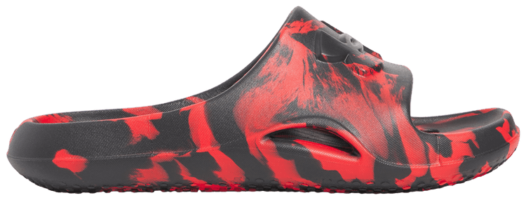 Under Armour Locker 5 Slide GS Black Red Camo