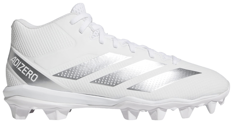 Adidas Adizero Impact2 Molded White Silver Metallic