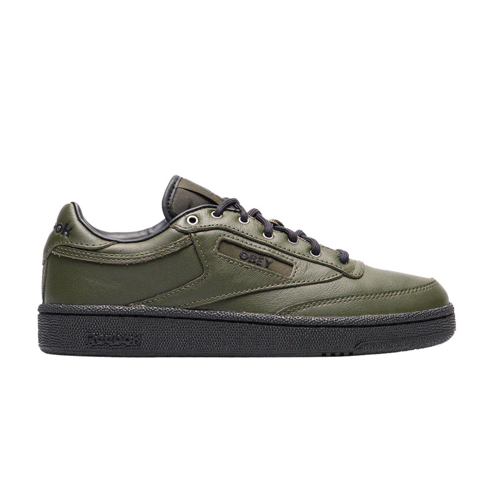 Reebok OBEY x Club C 85 LTD 'Green' | Men's Size 10.5 - RMIA04VC99LEA00K-5510