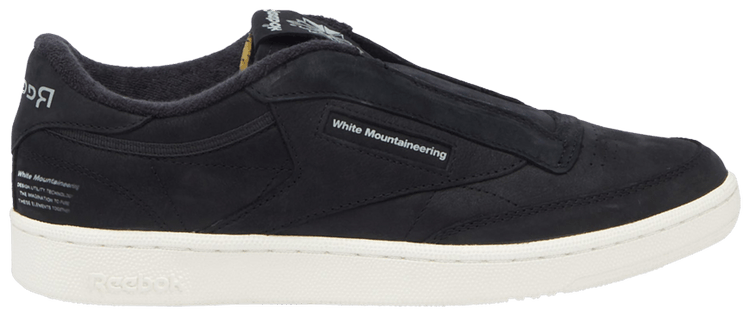 White Mountaineering x Reebok Club C 85 Black Chalk