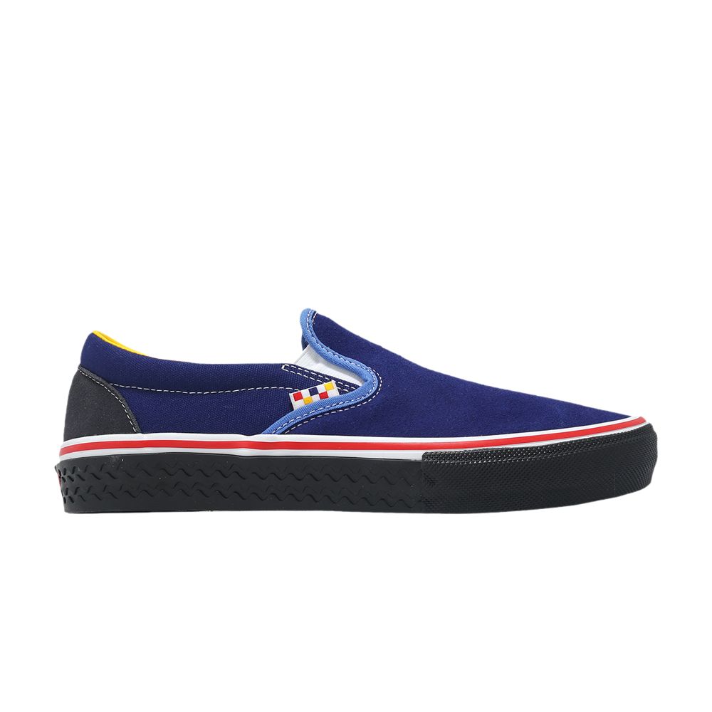 Vans Pa'din Musa x Skate Slip-On 'Blue' | Men's Size 4.5 - VN0A5FCABLU