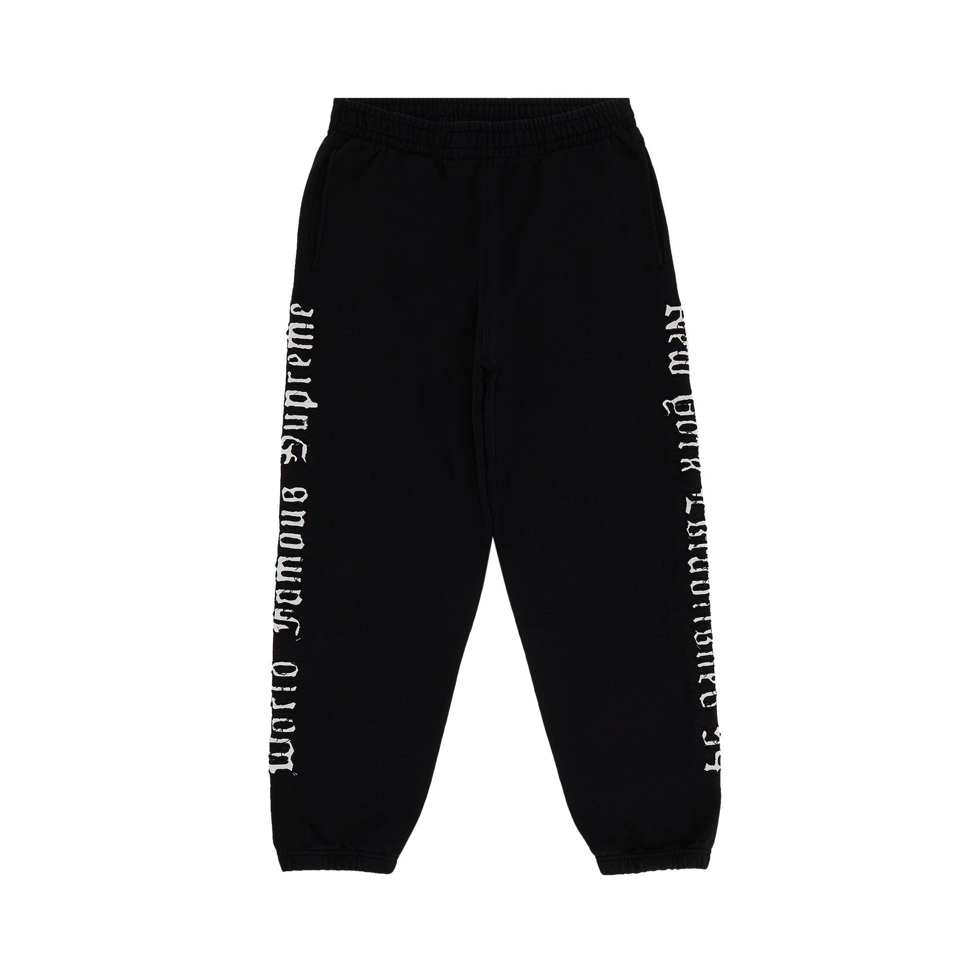 Pre-owned Supreme Contrast Cutout Sweatpant 'black' | Men's Size Xl