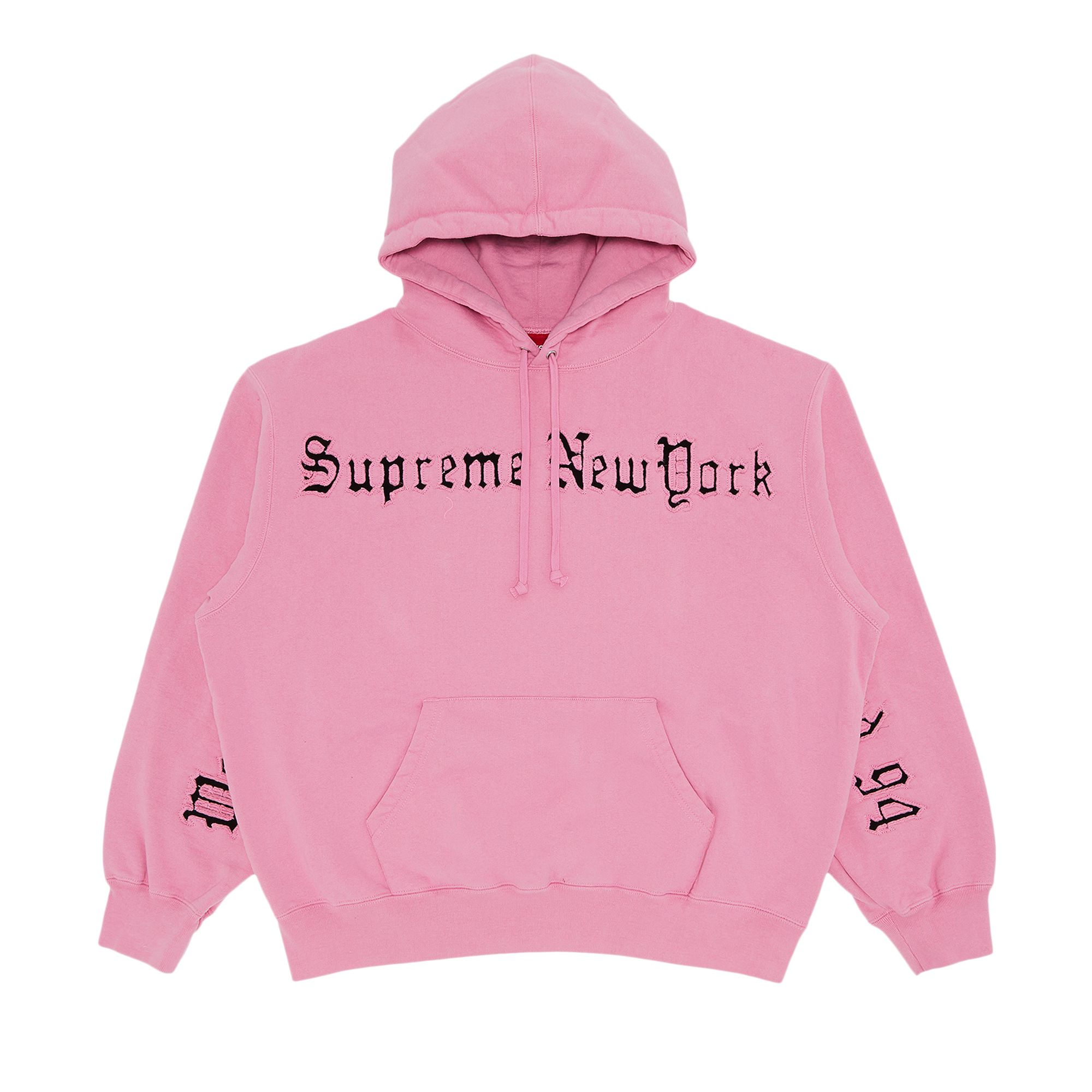 Pre-owned Supreme Contrast Cutout Hooded Sweatshirt 'pink' | Men's Size M