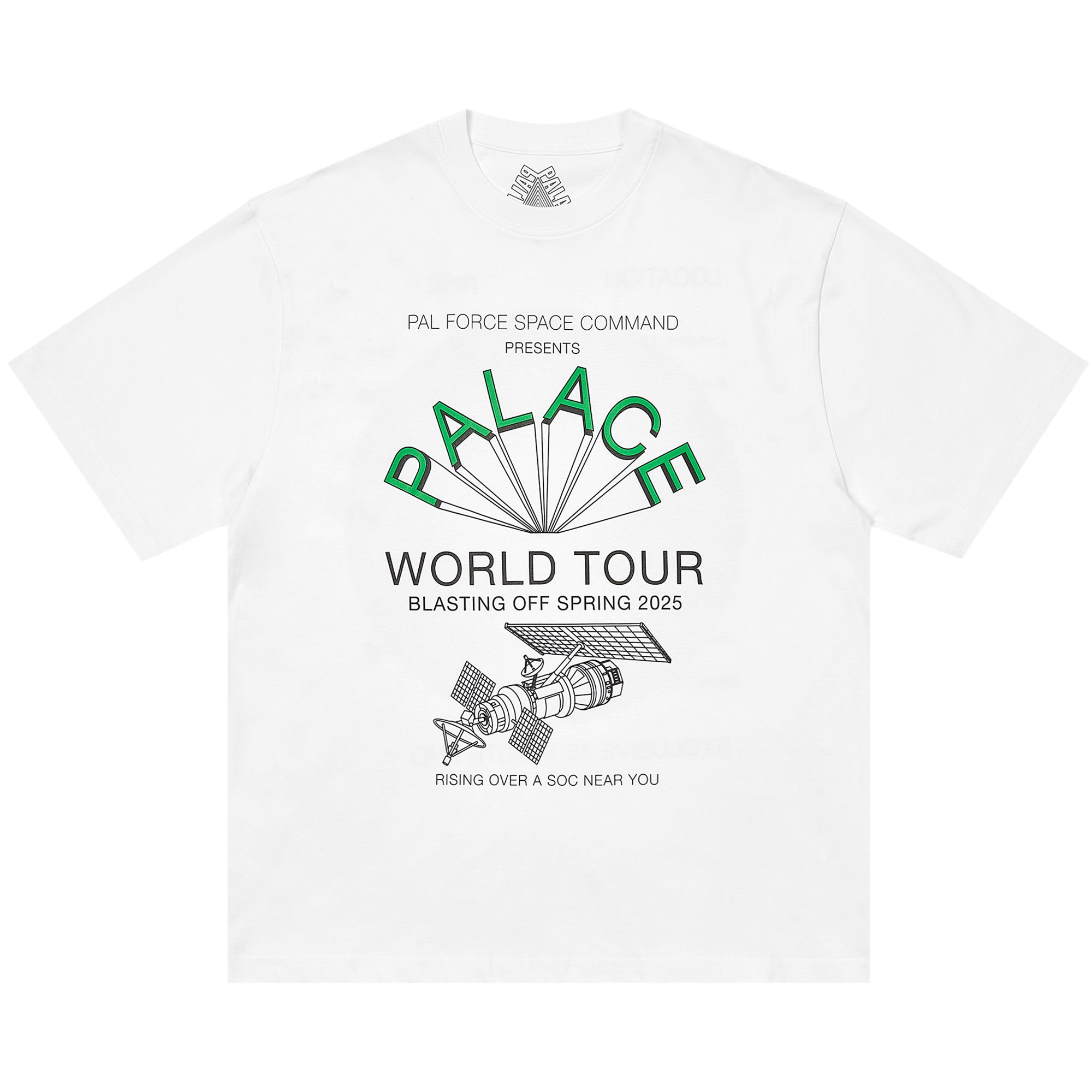 Pre-owned Palace World Tour T-shirt 'white' | Men's Size L