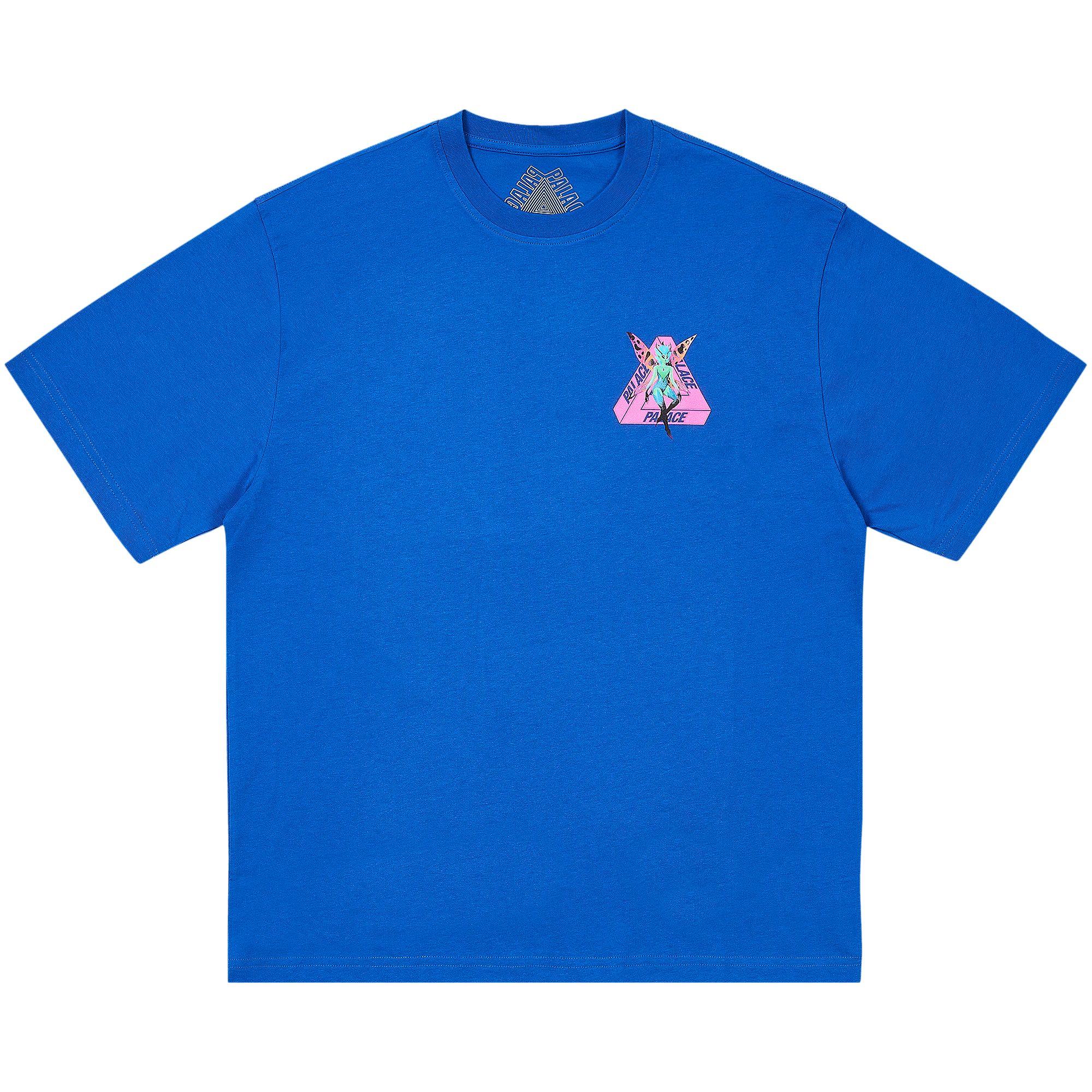 Pre-owned Palace Tri Fairy T-shirt 'blue Berry' | Men's Size L