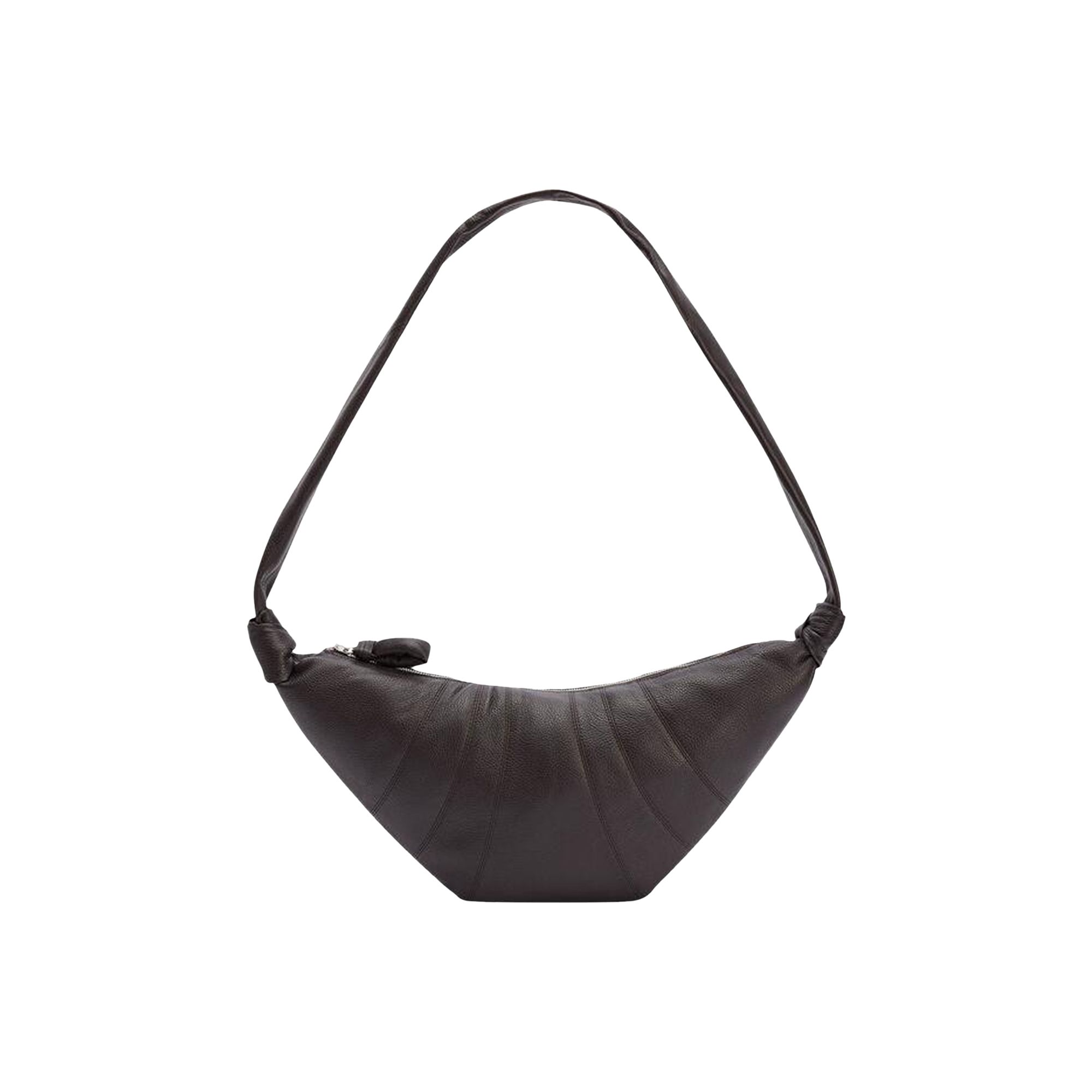 Pre-owned Lemaire Soft Grain Medium Croissant Bag 'dark Chocolate' In Brown