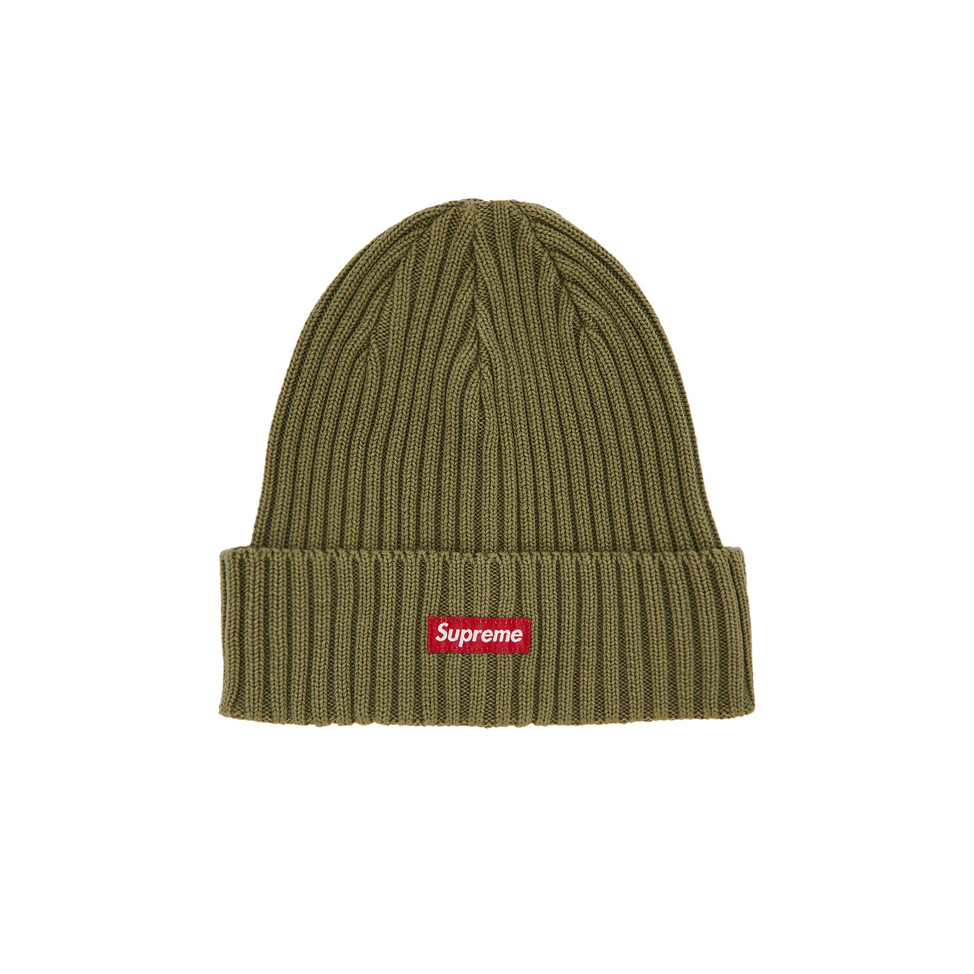 Pre-owned Supreme Overdyed Beanie 'dusty Olive' | Green | Men's Size Onesize