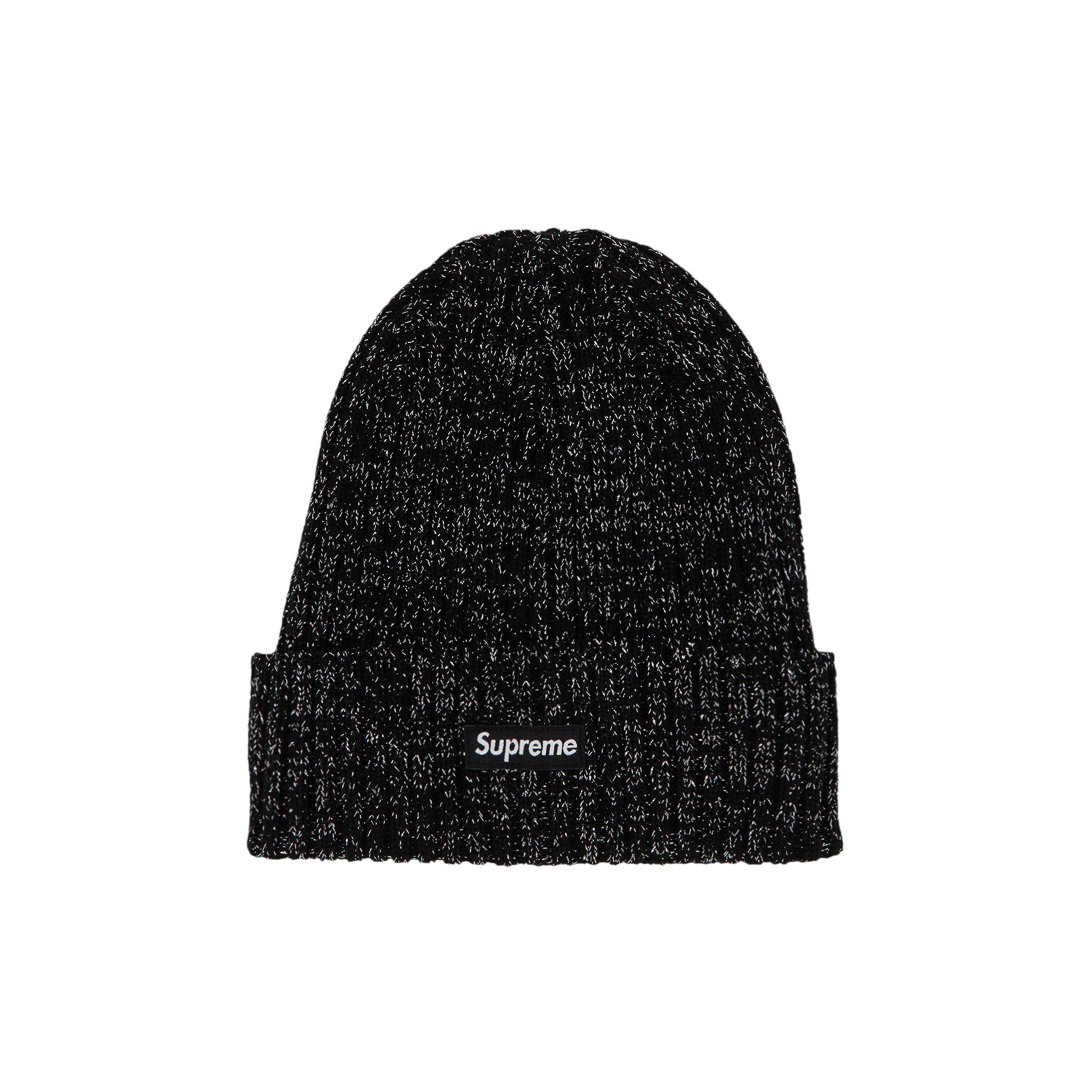 Pre-owned Supreme Overdyed Beanie 'metallic Black' | Men's Size Onesize