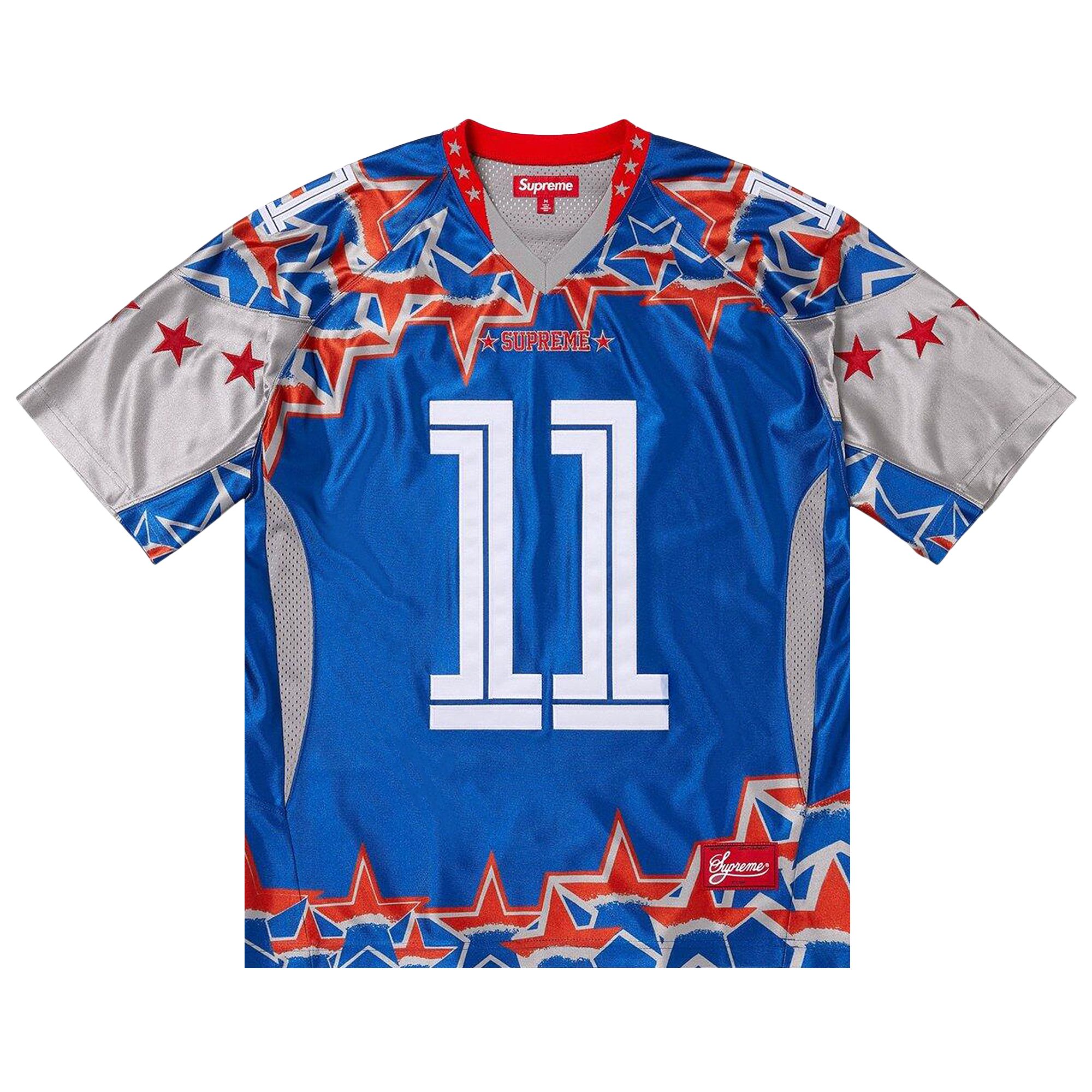 Pre-owned Supreme Stars Football Jersey 'royal' | Blue | Men's Size Xxl