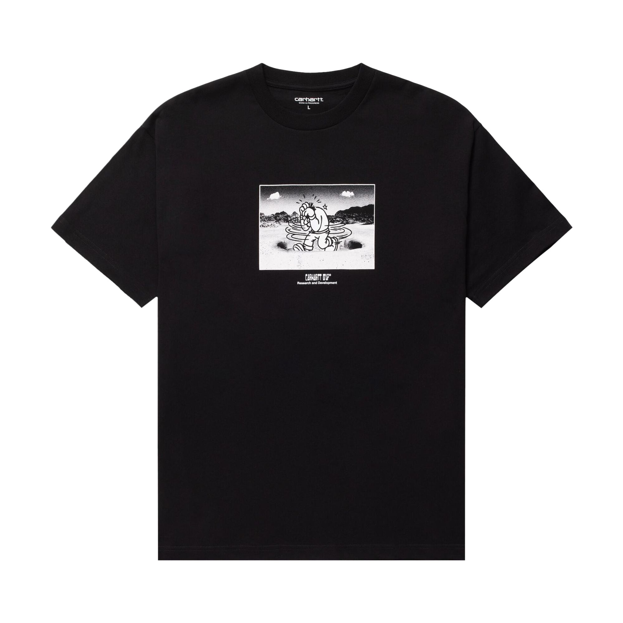 Pre-owned Carhartt Wip Think Tank T-shirt 'black' | Men's Size S