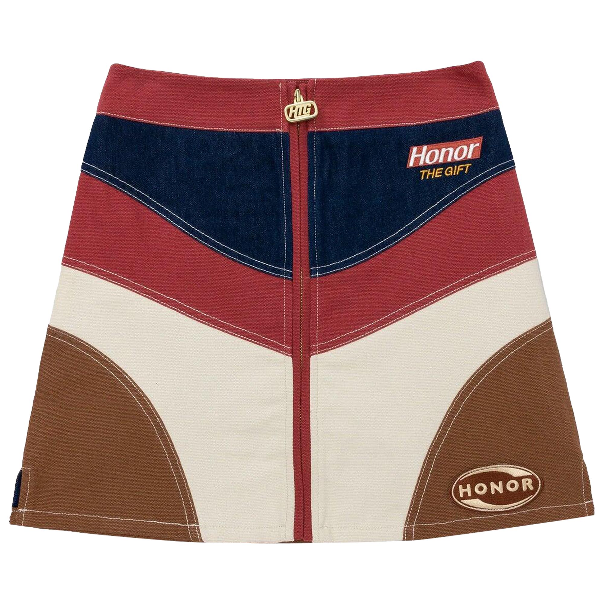 Pre-owned Honor The Gift Motor Skirt 'red' | Women's Size L