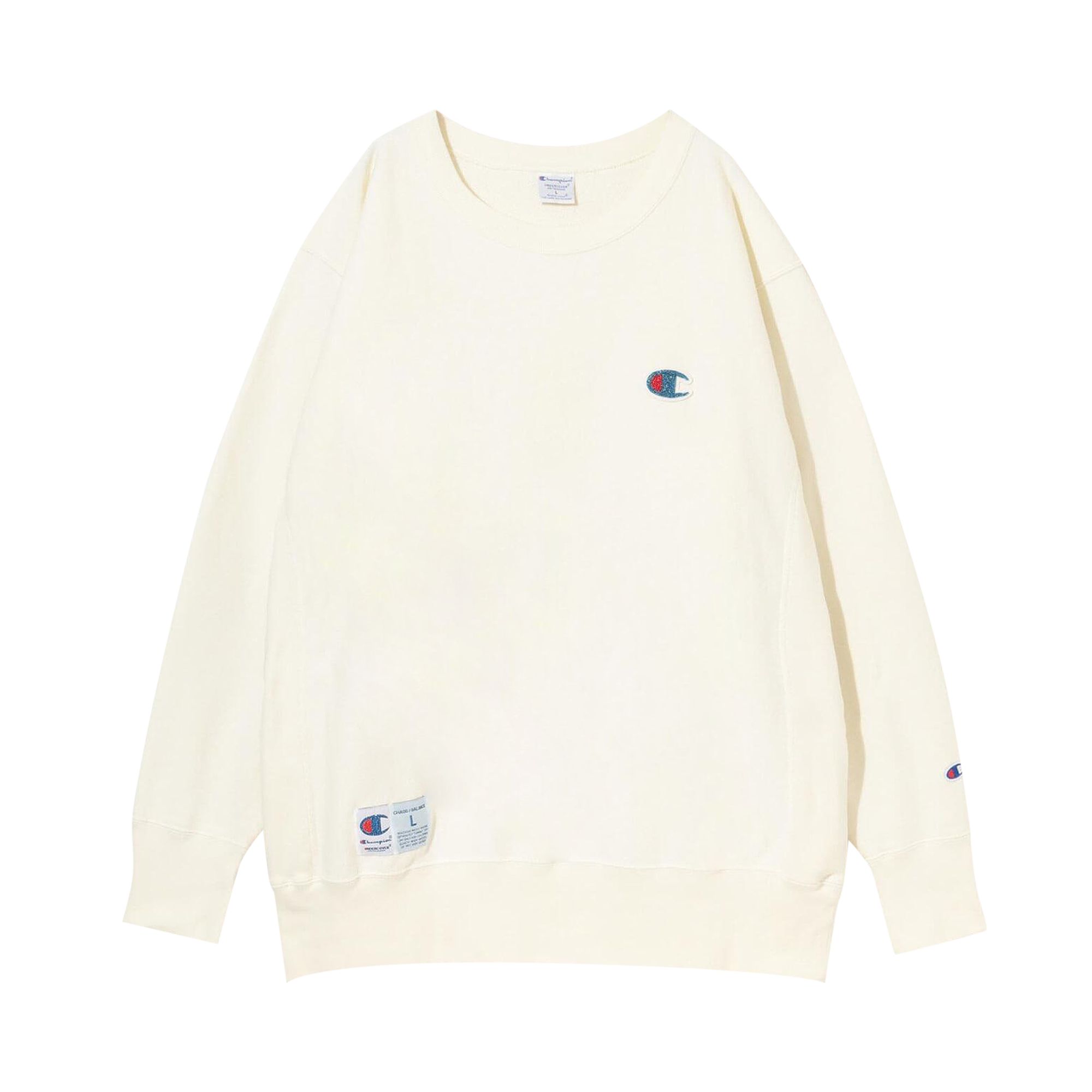 Pre-owned Undercover X Champion Pullover Sweatshirt 'ivory' | Cream | Men's Size M