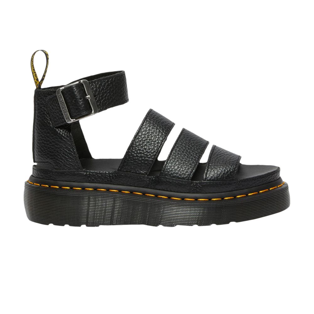 Pre-owned Dr. Martens' Dr. Martens Wmns Clarissa 2 Leather Strap Sandal 'black' | Women's Size 5