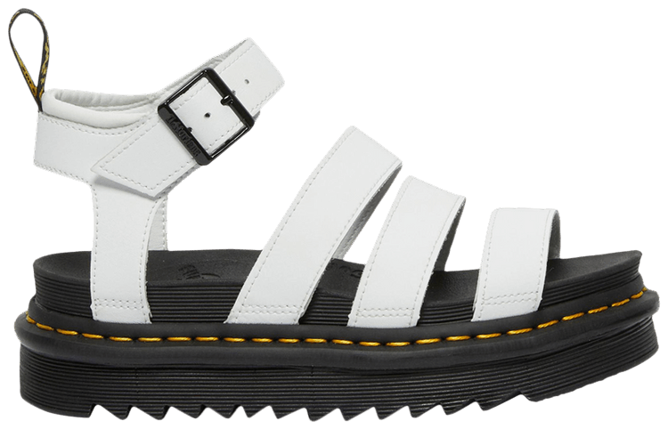 Dr Martens Wmns Blaire Hydro Leather Strap Sandal White