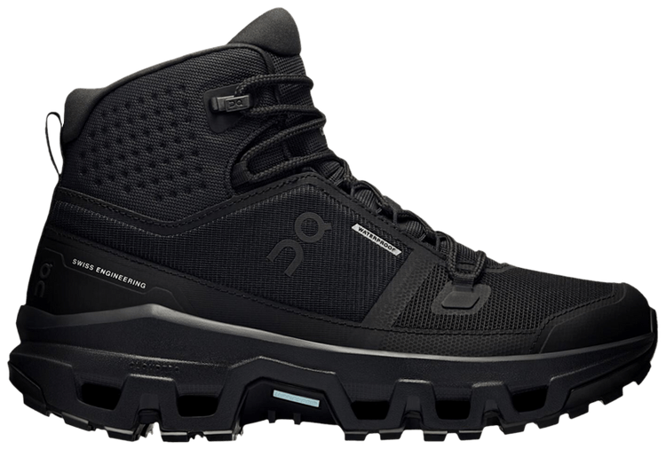 ON Wmns Cloudrock Waterproof Triple Black