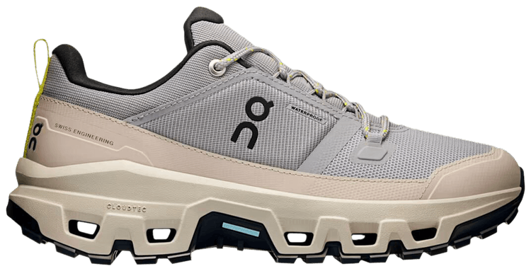 ON Wmns Cloudrock Low Waterproof Alloy Ice