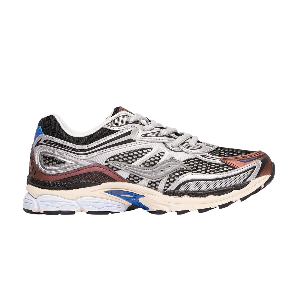 Pre-owned Saucony Progrid Omni 9 Big Kid 'black Silver Burgundy' | Kid's Size 4.5