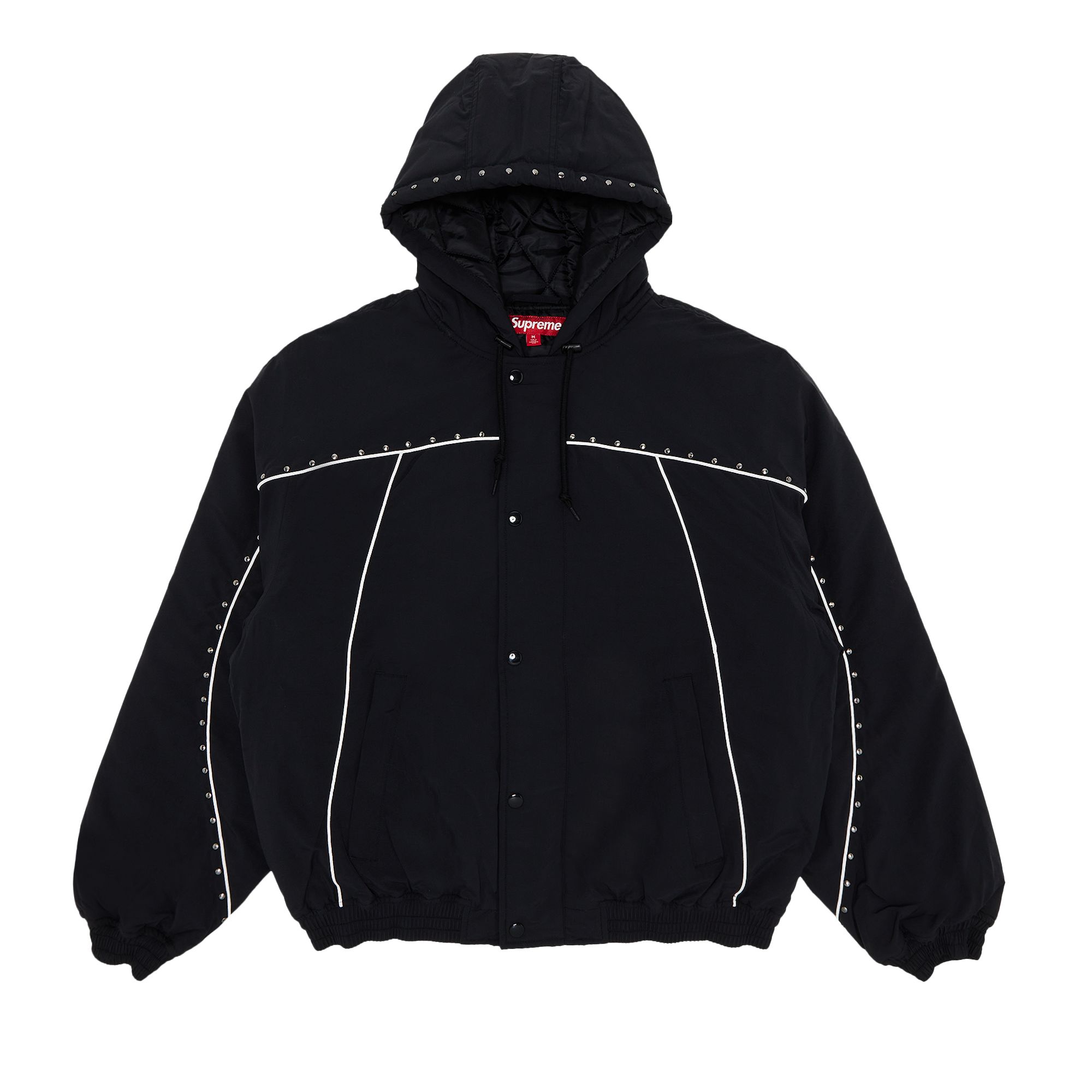 Pre-owned Supreme Studded Stadium Jacket 'black' | Men's Size M