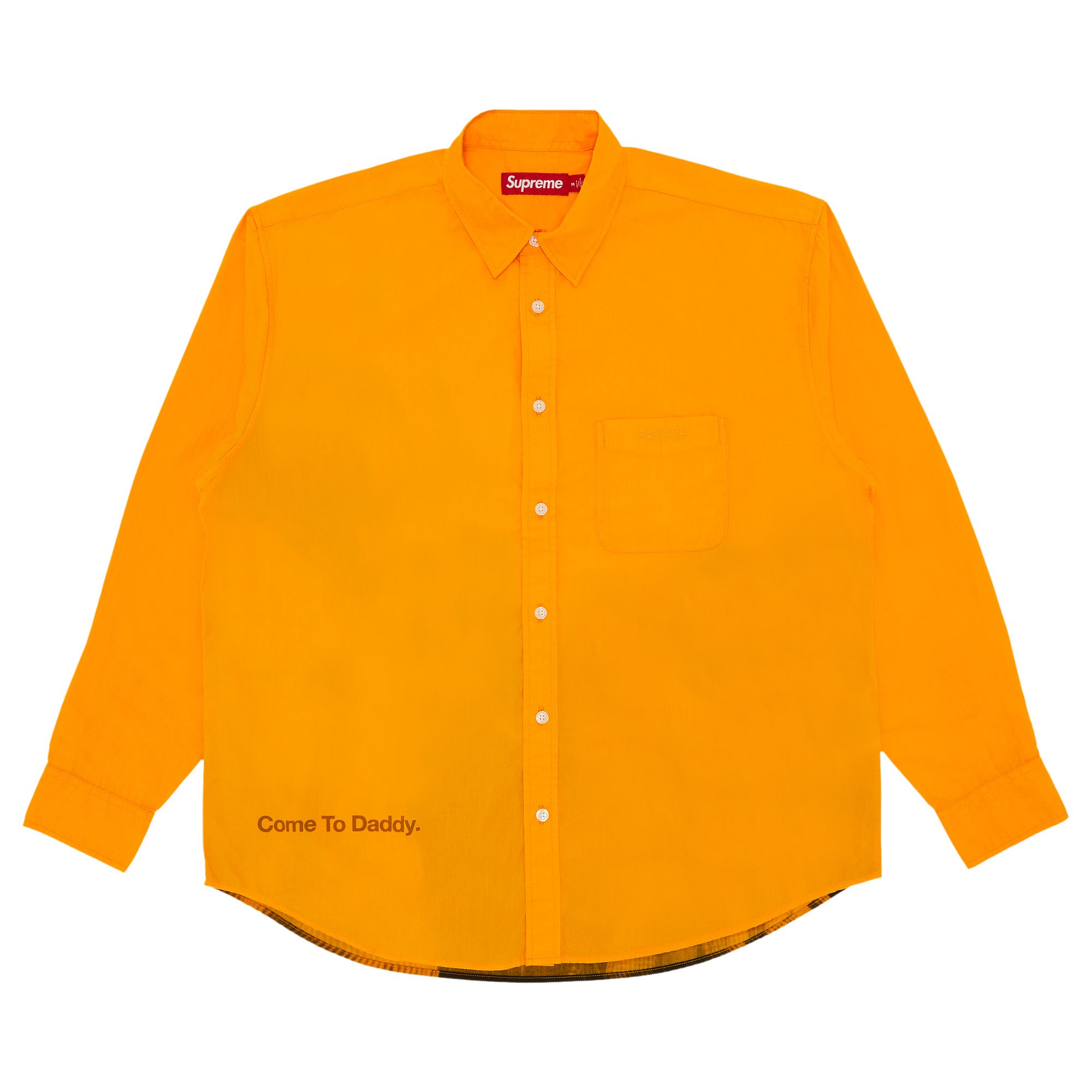 Pre-owned Supreme X Aphex Twin Shirt 'orange' | Men's Size M