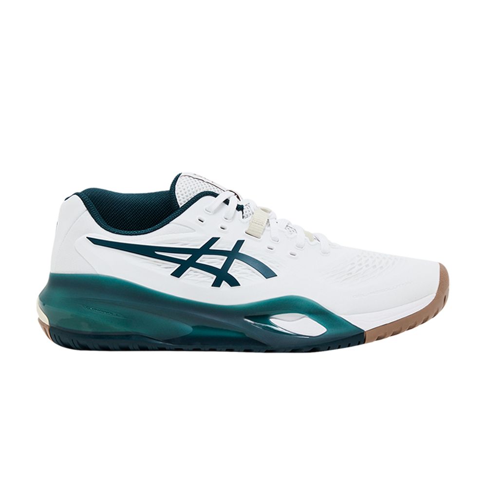 ASICS Gel Resolution X 'White Saxon Green' | Men's Size 12 - 1041A481-111