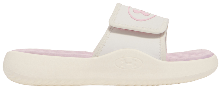 Under Armour Ignite Pro 8 Slide GS White Quartz Prime Pink