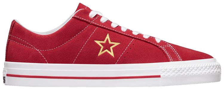 Converse One Star Pro Suede Low Varsity Red