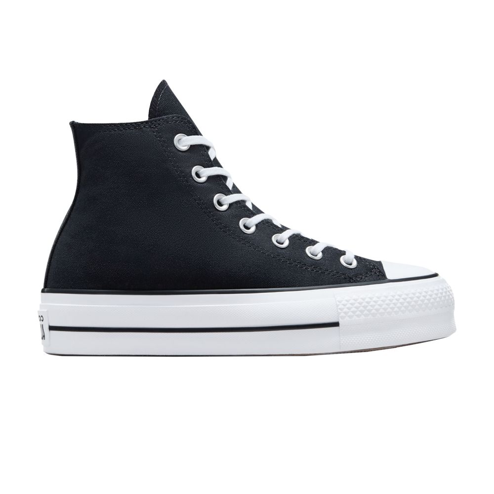 Pre-owned Converse Wmns Chuck Taylor All Star Lift Platform High Wide 'black White' | Women's Size 7.5