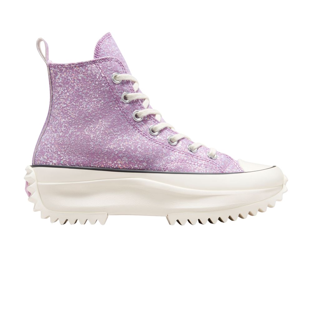 Pre-owned Converse Wmns Run Star Hike Platform High 'glitter' | Purple | Women's Size 7.5