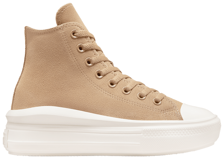 Converse Wmns Chuck Taylor All Star Move Platform High Colorful Suede Coffee Rum