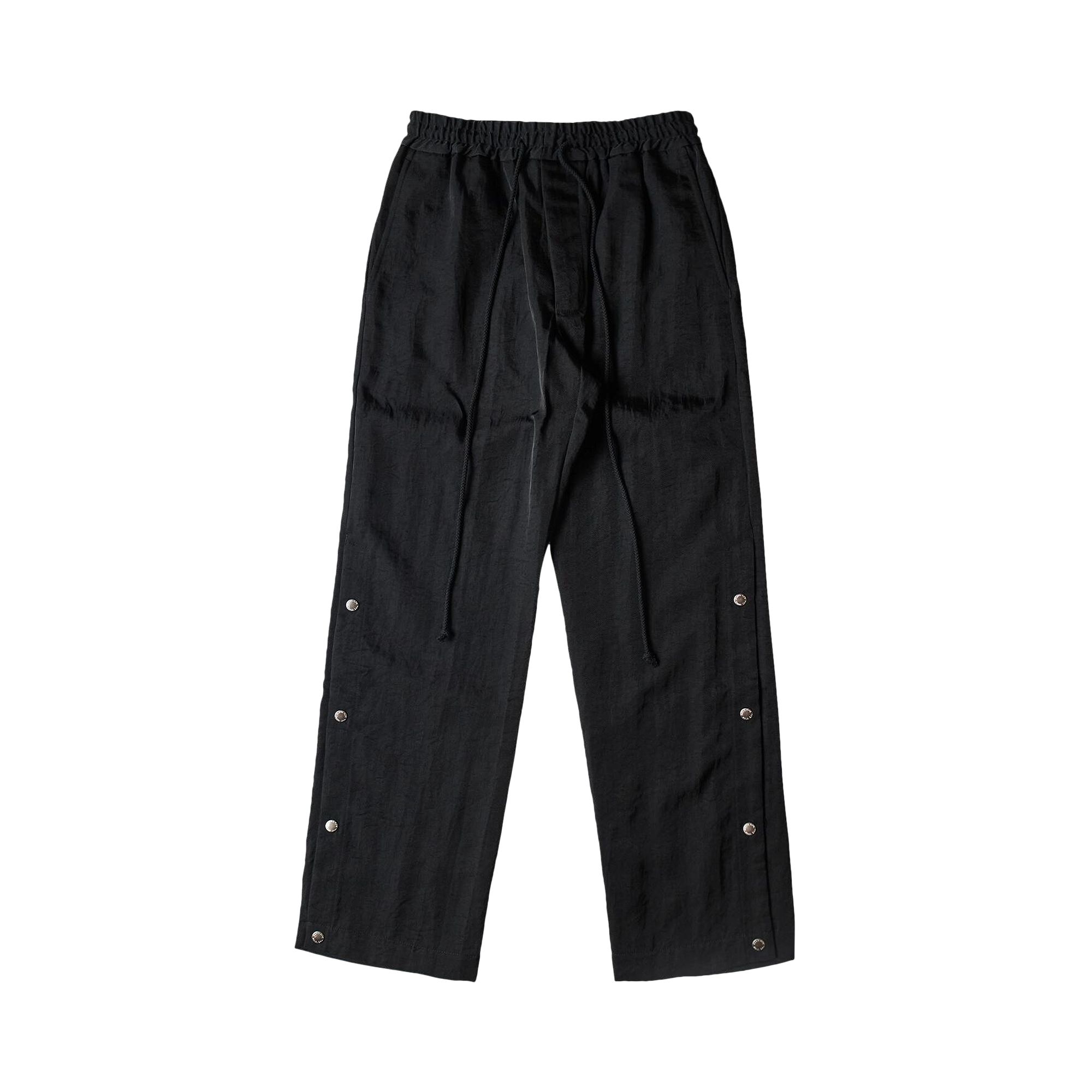 Pre-owned Song For The Mute Studded Track Pant 'black' | Men's Size 48