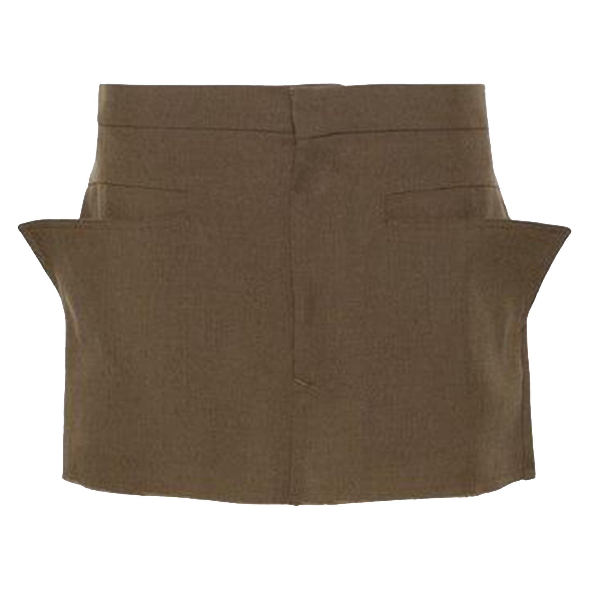 Pre-owned Rick Owens Cut-off Mini Skirt 'forest' | Green | Women's Size 40