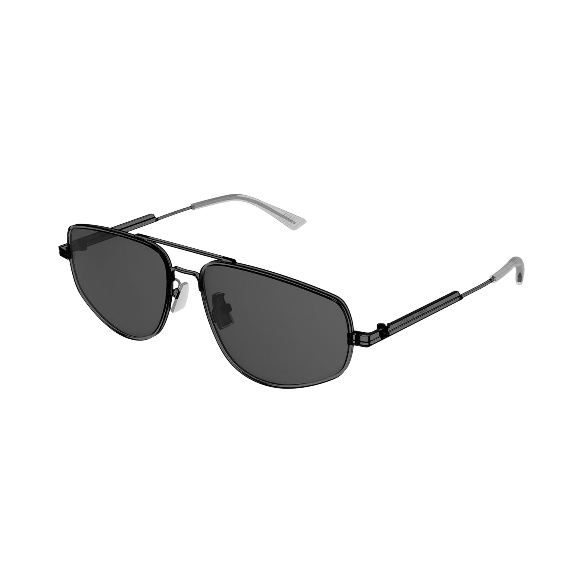 Pre-owned Bottega Veneta Aviator Sunglasses 'black/grey'