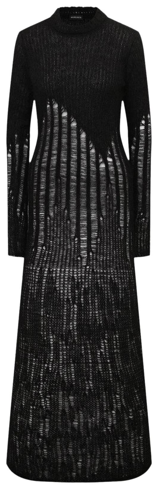 ann demeulemeester grey knit dress Gray Ann Demeulemeester Dresses for Women