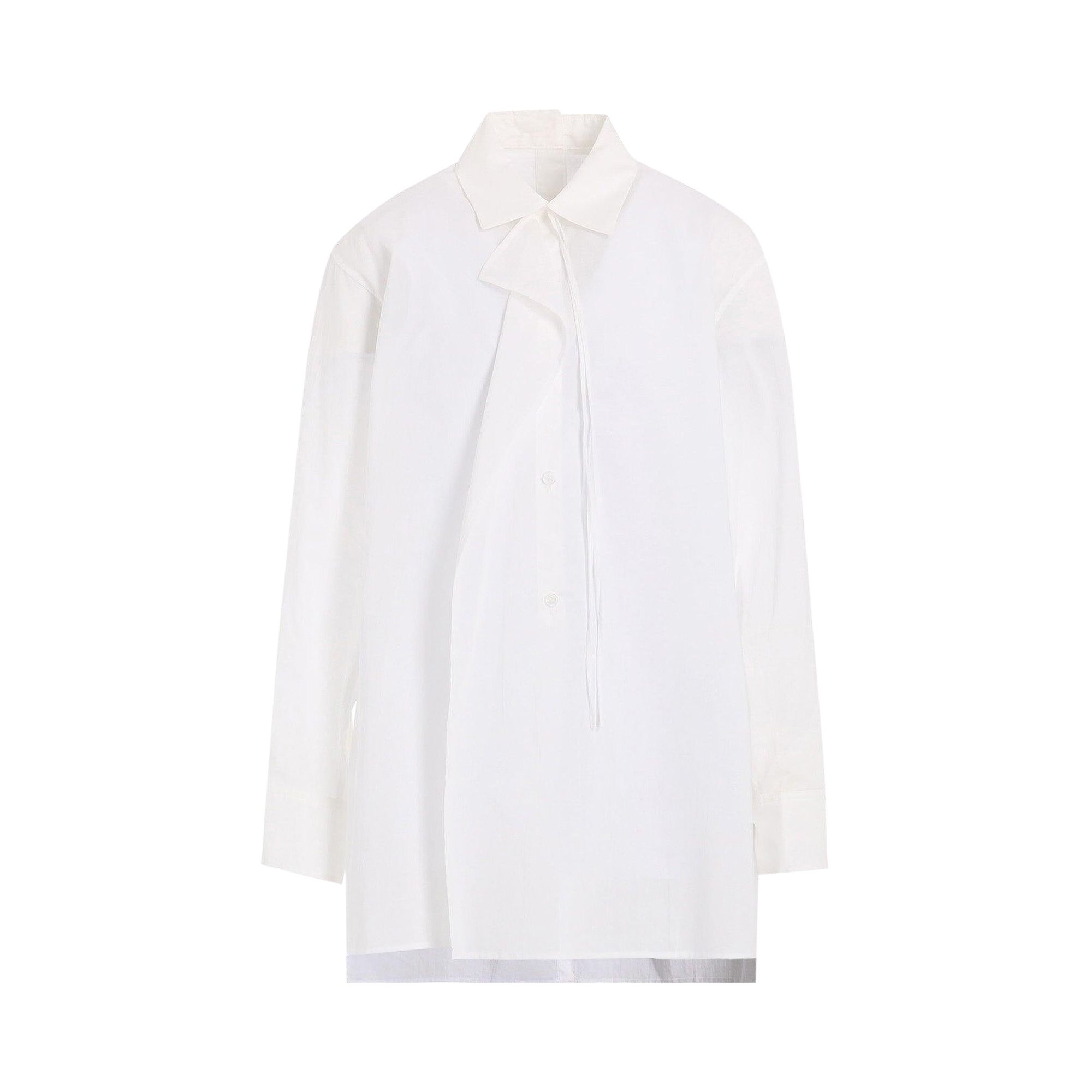 Pre-owned Y's Open Blouse 'off White' | Women's Size 2