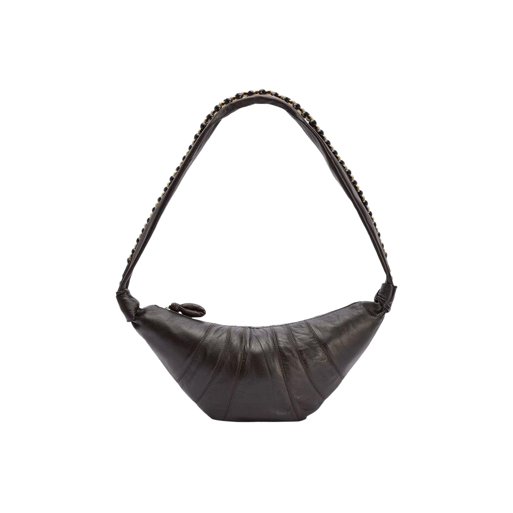 Pre-owned Lemaire Pearls Medium Croissant Bag 'dark Chocolate' | Brown | Men's Size Onesize