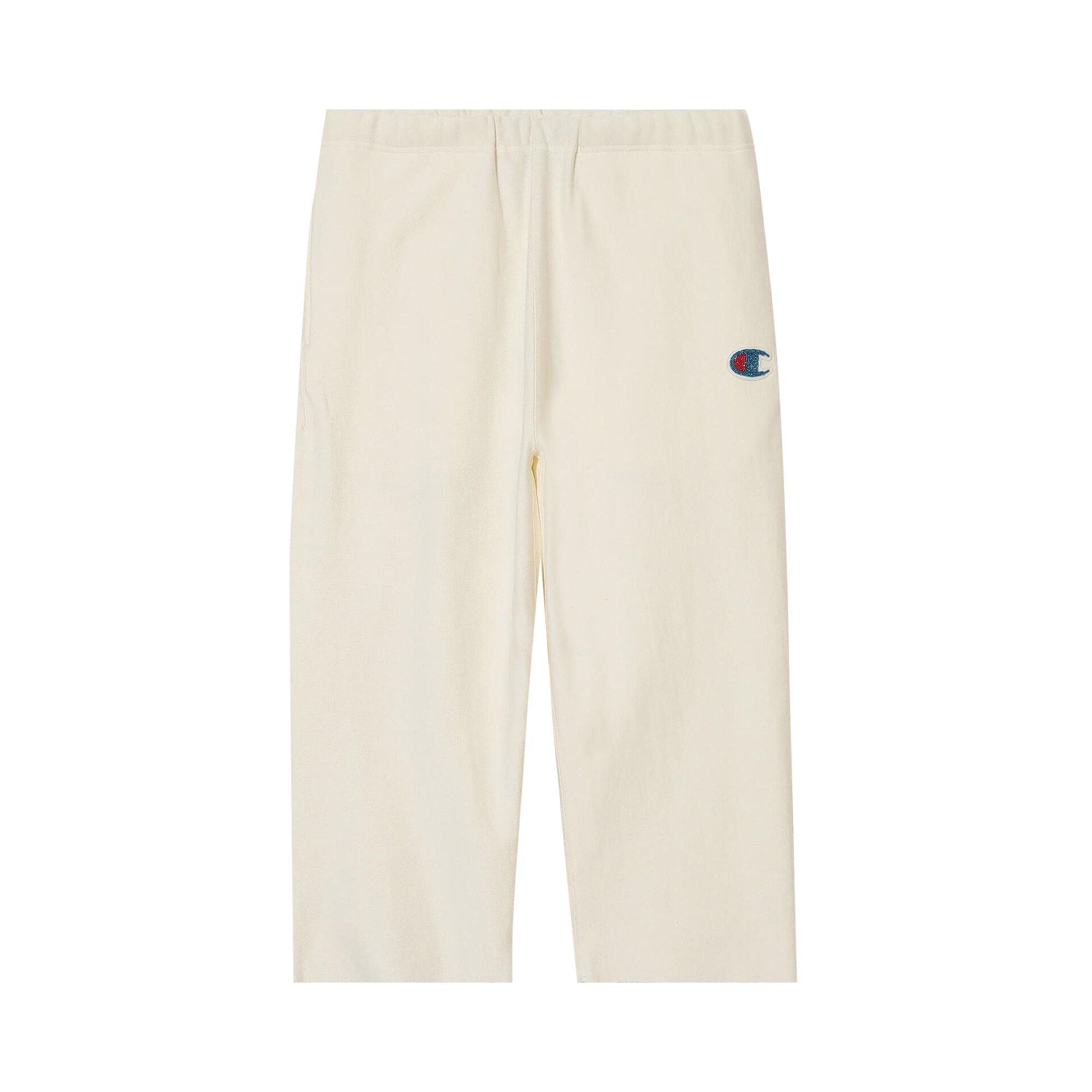 Pre-owned Undercover X Champion Cropped Sweatpant 'ivory' | Cream | Men's Size Xl