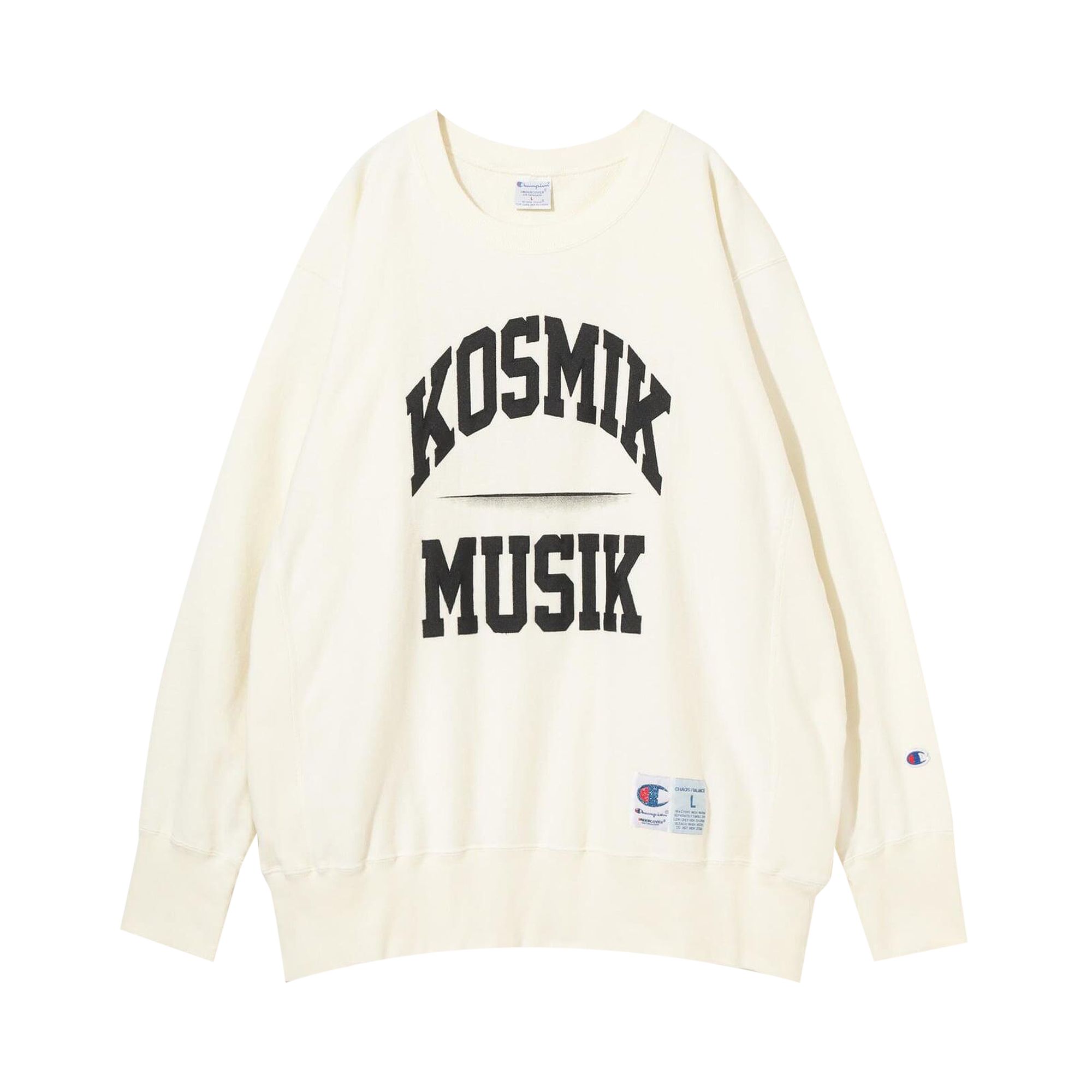 Pre-owned Undercover X Champion Kosmik Musik Sweatshirt 'ivory' | Cream | Men's Size S